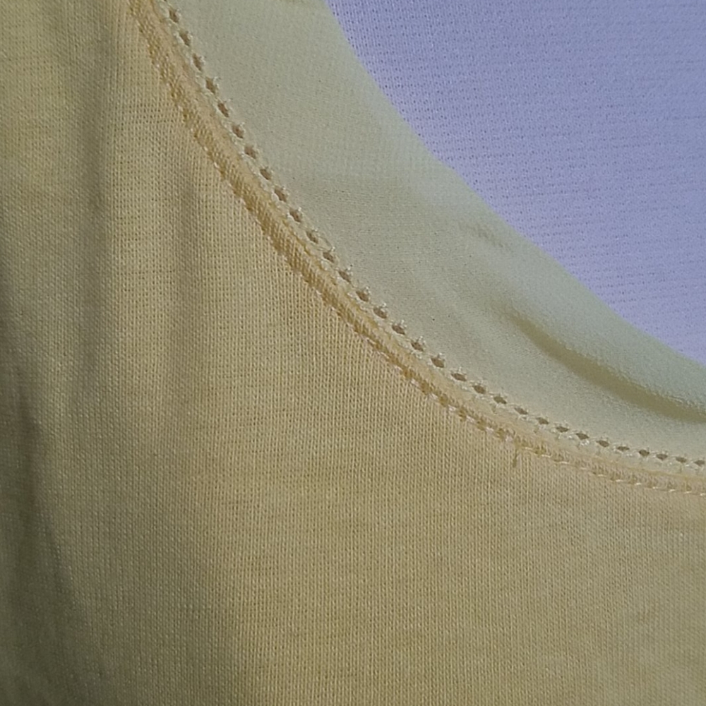 Ralph Lauren Yellow Knit Sleeveless Top sz XL NEW - Picture 3 of 11